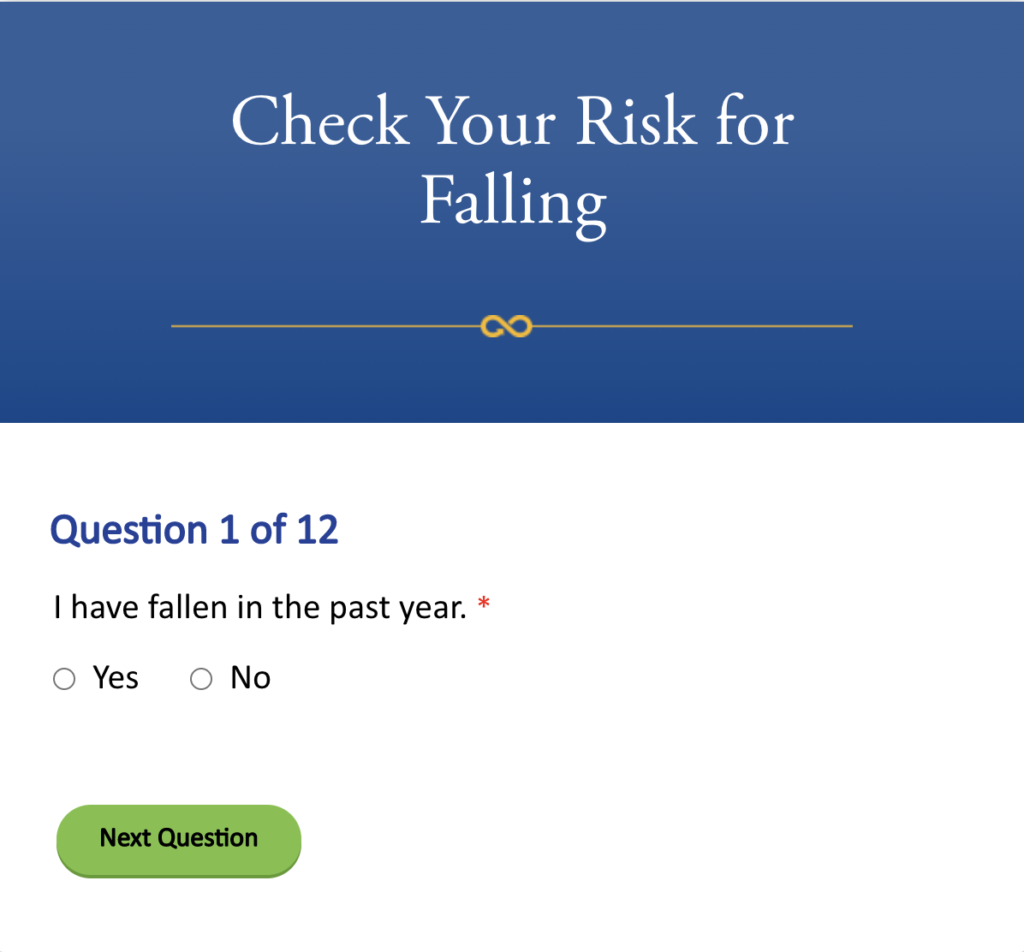 NCOA Falls Assessment