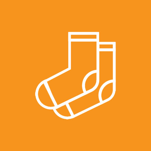PUP-socks-icon-orange PUP socks icon on orange background
