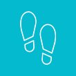icon-steps step counting icon